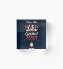Whatever Makes You Weird Acrylic Block