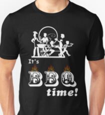 Barbecue Party Time Slim Fit T-Shirt