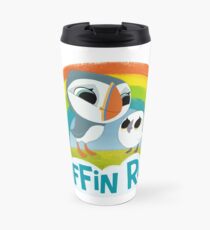 Papageientaucher-Rock-Logo Thermobecher