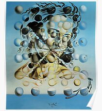 Salvadore Dali Atomic Galatea Surrealist Famous Painters Poster