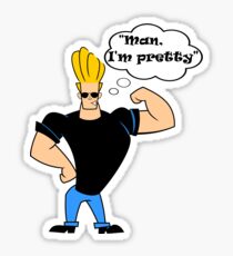 johnny bravo Sticker