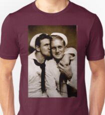 2 Sailors embrace Unisex T-Shirt