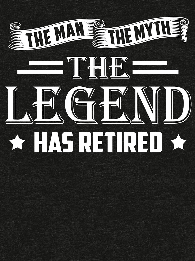 t shirt the man the legend