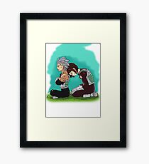 Saiyan Framed Print
