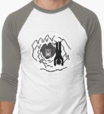 Thwompa Ice Cave Men's Baseball ¾ T-Shirt