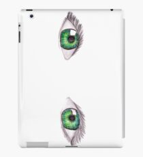 Green eyes iPad Case/Skin