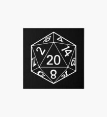 Icosahedron Die Art Board