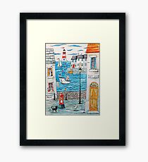 Spring at the seaside Framed Print
