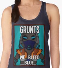 Grunts: We Bleed Blue Women's Tank Top