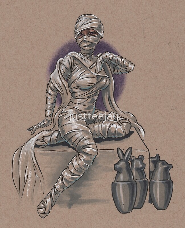 "Mummy Of The Female Variety" By Justteejay | Redbubble