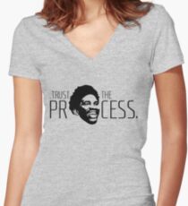 Trust The Process Women's Fitted V-Neck T-Shirt
