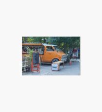 outdoor cafe Art Board Print