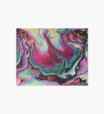 Colorful abstract marbling Galeriedruck