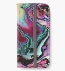 Vinilo o funda para iPhone Colorful abstract marbling