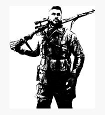 Weathered Karl Fairburne Sniper Elite 4 Photographic Print