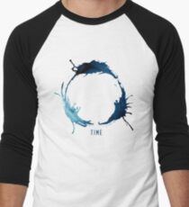 Camiseta ¾ bicolor para hombre TIME (Logograma de llegada)