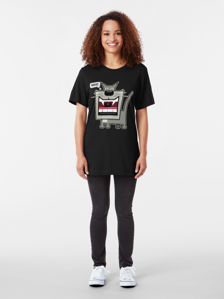 Alternate view of Meow Slim Fit T-Shirt