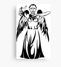 I told you not to blink Canvas Print