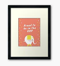 Proud to Be in the GOP Framed Print