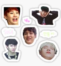 BTS SUGA - Sticker Sheet Sticker