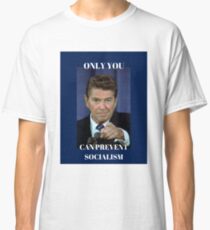 Camiseta clásica Solo tú puedes prevenir el socialismo