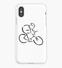 Cycling cyclist iPhone Case/Skin