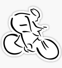 Cycling cyclist Sticker