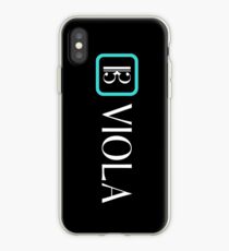 Viola: Alto Clef (Blue) iPhone Case
