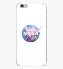 Pastel Nebula Nasa Logo iPhone Case