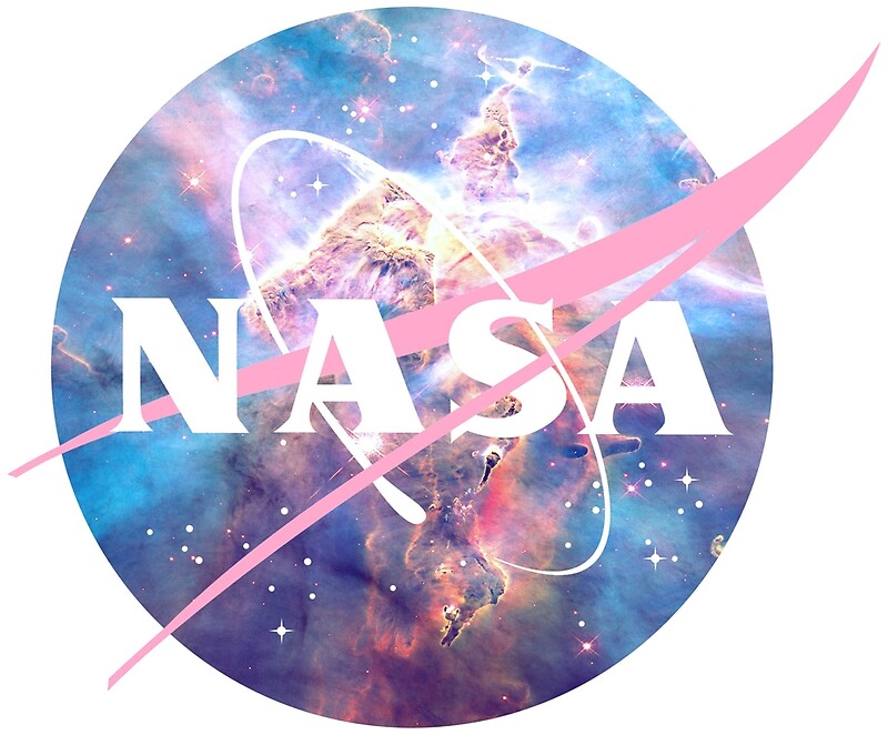 "Pastel Nebula Nasa Logo" by JenJarrett | Redbubble