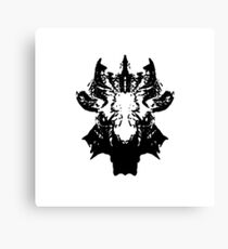 Blood Dragon Skull Canvas Print