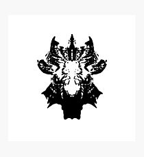 Blood Dragon Skull Photographic Print