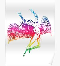 ICARUS THROWS THE HORNS - spectrum *find unlisted gems in my portfolio* Poster