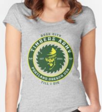 Rose City Till I Die Women's Fitted Scoop T-Shirt