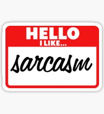 Sarcasm Sticker