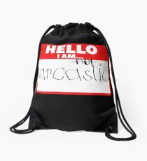 Sarcastic Drawstring Bag