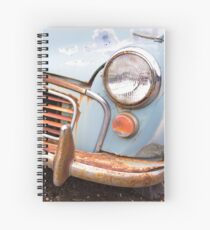 Rusty Morris Minor Car Spiral Notebook