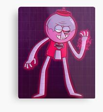 Robot Benson Metal Print