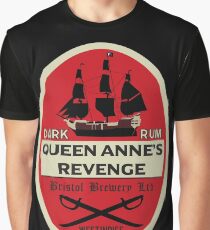 Königin Anne's Revenge Dark Rum Grafik T-Shirt