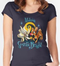 Making Spirits Bright Women's Fitted Scoop T-Shirt