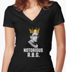 Notorious RBG Women's Fitted V-Neck T-Shirt