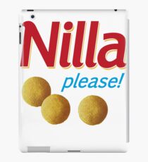 Nilla please! iPad Case/Skin