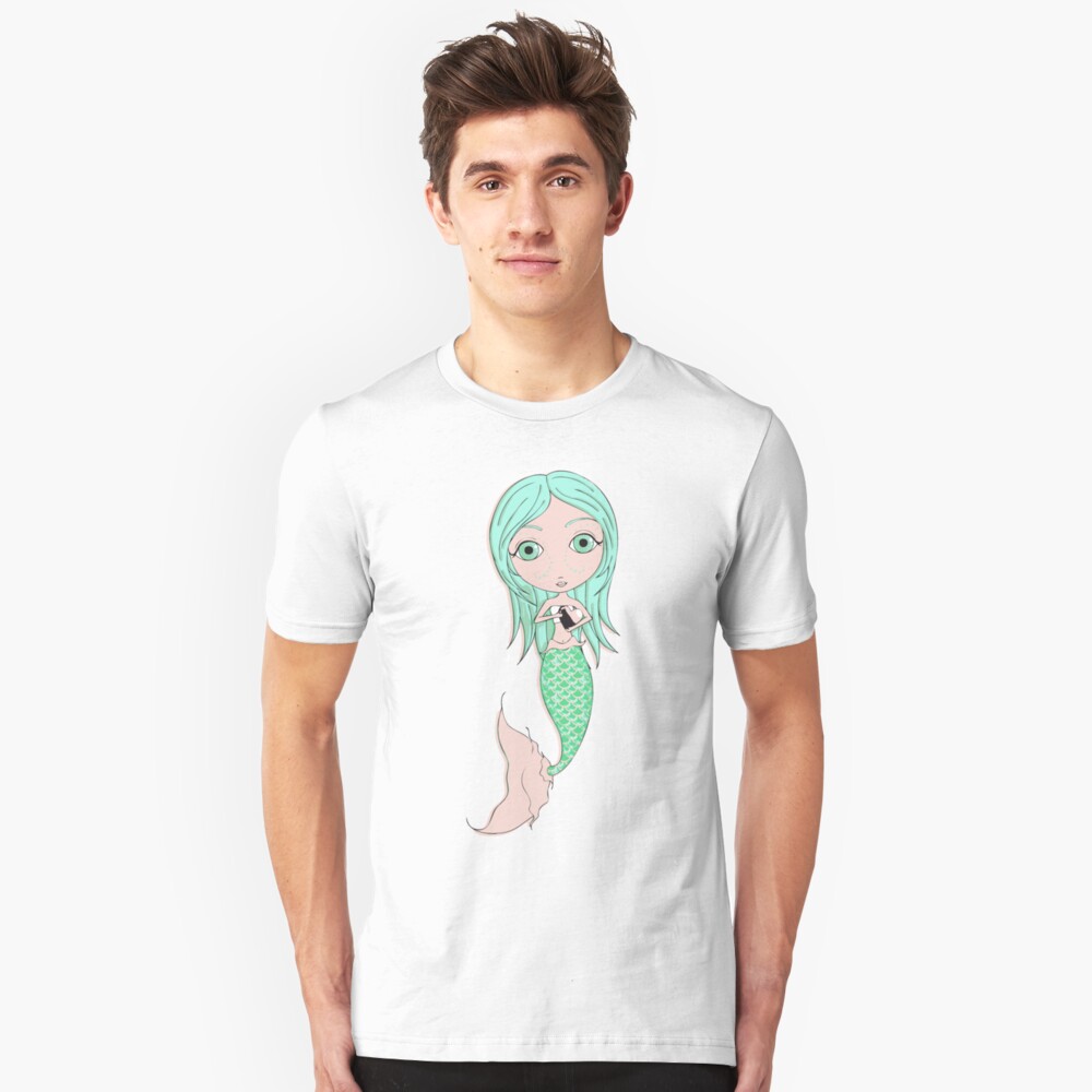I Heart Mermaids - 3rd of 4 Slim Fit T-Shirt