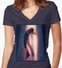 Yeezus Women's Fitted V-Neck T-Shirt