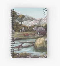 Triassic Period, Illustration Spiral Notebook