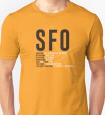 San Francisco Airport SFO Unisex T-Shirt