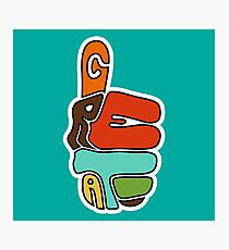 Great Thumbs Up! Photographic Print