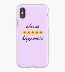 Choose Happiness iPhone Case