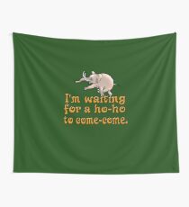 Waiting For a Ho-ho Wall Tapestry