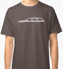 Car silhouette - W124 station wagon Classic T-Shirt